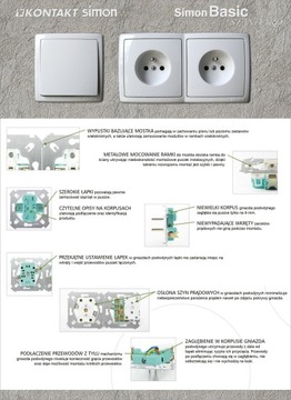 Simon Basic FRAME COVER белый Связаться с Simon