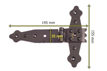 ПЕТЛИ ДЛЯ САЛОНИ ПЕТЛИ ДЛЯ СТАВНИ 150MM OZD.