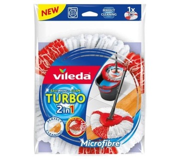 ЗАМЕННАЯ ШВАБРА VILEDA EASY WRING CLEAN TURBO 2IN1