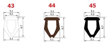 Уплотнители оконные VEKA S-835x