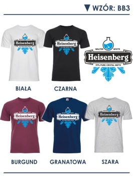 KOSZULKA T-SHIRT BREAKING BAD HEISENBERG PINKMAN S
