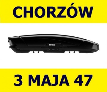 КОРОБКА THULE MOTION XT L ЧЕРНЫЙ CHORZÓW 3 MAJA 47