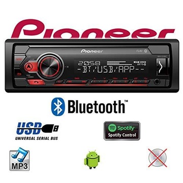 PIONEER MVH-S300BT mp3 usb bt АВТОМОБИЛЬНОЕ РАДИО fv