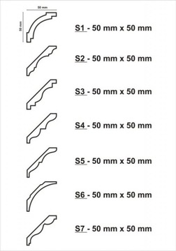 ПОТОЛОЧНЫЕ ПОЛОСЫ СТУДИЯ 50х50.