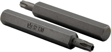 БИТА TORX T30 x 75 мм S2 с ОТВЕРСТИЕМ