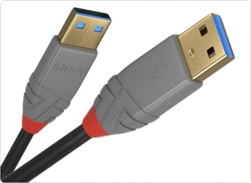 Kabel USB 3.0 typ A - A SuperSpeed Lindy 36754 5m