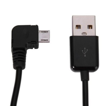 Угловой кабель USB — MicroUSB, спиральная пружина 3M