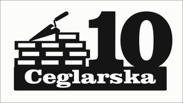Номера домов, адресные таблички, вырезанные