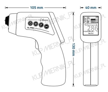 Тестер толщины краски GL-PRO-SMART-FAZ Android/iOS ProdigTech