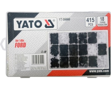 Автомобильные запонки FORD 415 шт YATO YT-06660