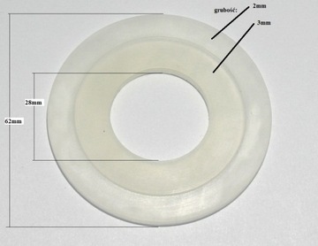 ПРОКЛАДКА КОЛПАКА 62х28 промывочного клапана