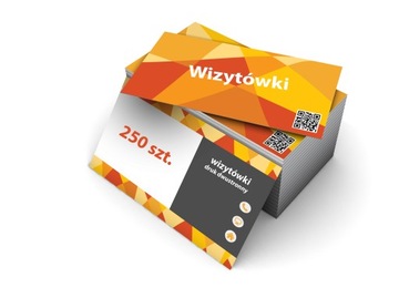 Wizytówki 250 sztuk 4/4 350g Laminat folia MAT