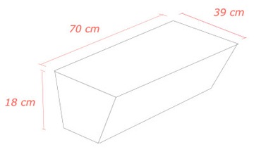 KASTRA BUDOWLANA 45L POJEMNIK KASTA mocna