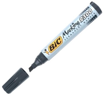 ПЕРМАНЕНТНЫЙ МАРКЕР BIC, ЧЕРНЫЙ, ОБРЕЗАННЫЙ НАКОНЕЧНИК