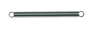 SPRĘŻYNA NACIĄGOWA Z UCHEM FI 15x100x2,2 mm OCYNK