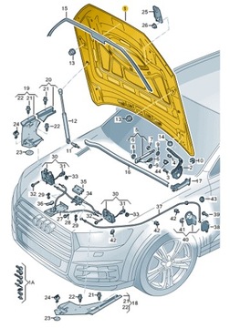 Крышка капота Audi Q7 4M0823029A