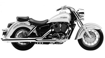 БОЛЬШОЕ СТЕКЛО HONDA SHADOW 1100/VT1100 НЕРЖАВЕЮЩЕЕ