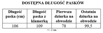 Pasek SKÓRZANY damski do spodni sukienka CZEKOLAD