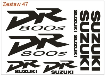 Наклейки Suzuki DR 125 350 600 650 750 800s 600s