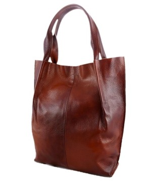 Кожаная сумка SHOPPER NATURAL LEATHER сумка