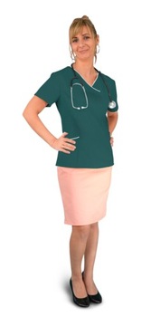 FARTUCH BLUZA medyczna ELANOBAWEŁNA rozm. 3XL