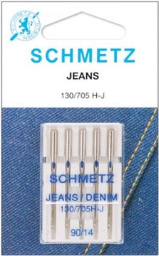 ПОЛУПЛОСКИЕ ИГЛЫ ДЛЯ МАШИНЫ SCHMETZ JEANS № 110