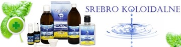 NANO SREBRO KOLOIDALNE 300 ml 10 ppm szklo TOP