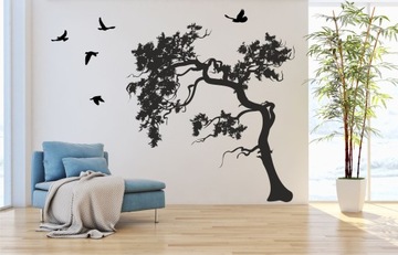 Наклейки на стену «дерево» 200см x 200см 9511