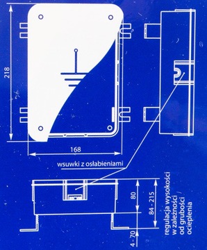 Puszka elektryczna podtynkowe Elektro-Plast Opatówek 168 x 218 x 80 mm