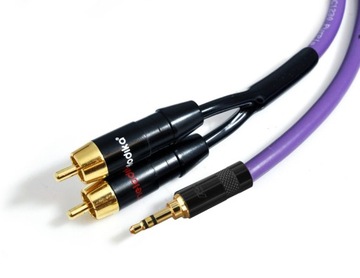 JACK CABLE 3,5 - 2RCA MELODIKA CINCH CABLE 5м