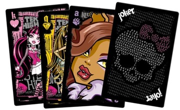 TREFL KARTY DO GRY 55 KART TALIA MONSTER HIGH 8606