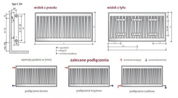 Радиатор PURMO боковой с электроприводом C21s 600x1400 Krak