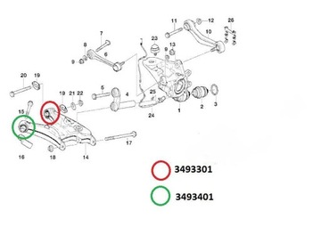 САЙЛЕНТБЛОК ЗАДНЕГО РЫЧАГА LEMFORDER BMW 5 E60 E61 E53