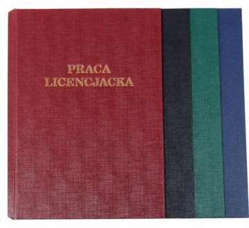 Okładki kanałowe z napisami MetalBind Opus twarde