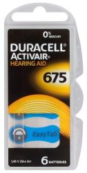 Батарейки для слуховых аппаратов DURACELL 675 30 шт.