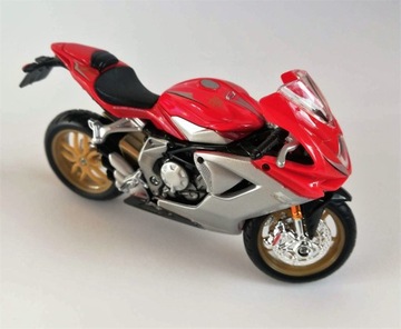 Мотоцикл BBURAGO 1:18 MV Agusta F3 Serie Oro 2012 г.в.