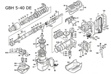 Bosch GBH 5-40 DCE ROOT