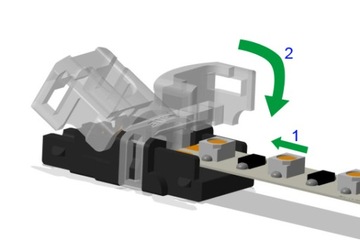 HIPPO CONNECTOR быстрая установка СВЕТОДИОДНАЯ ЛЕНТА IP65 ГЕЛЬ