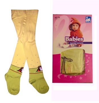 Колготки детские WOLA BABIES 5036 хлопок 62-74