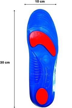 G10-90 МУЖСКИЕ амортизирующие гелевые стельки для обуви