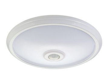 Потолочный светильник с датчиком движения и сумерек LED 12W SLIM