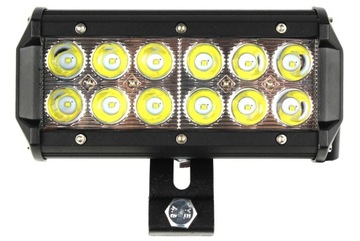 ПАНЕЛЬ 12LED CREE 36W 12/24V КОНЦЕНТРИРОВАННАЯ РАБОЧАЯ ЛАМПА