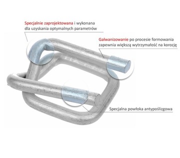 Зажимы проволочные 13мм CB4 Clasp Clip ПП 250 шт.