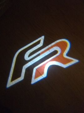 FR Seat Led Logo Проекторы Надпись Leon FR 3D HD