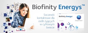 Biofinity ENERGYS CooperVision 3 шт.