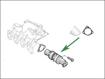 Заглушка EGR MITSUBISHI Carisma 1.9 Di-D