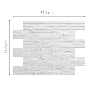 Сланец, камень - нежная 3D панель из полистирола.