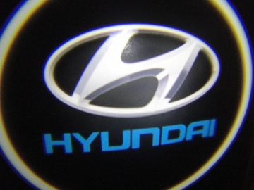 СВЕТОДИОДНЫЕ ПОДСВЕТКИ ПРИВЕТСТВЕННОСТИ HYUNDAI LOGO 2x7W ЧЕРНЫЕ