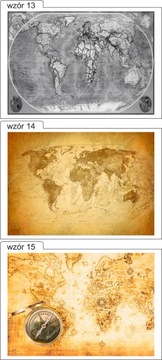 Obraz na płótnie stara mapa świata 120x80 dużo wz7