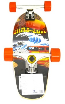 DESKOROLKA LONGBOARD 8-WARSTWOWA 74cm ŁOŻYSKA ABEC7, DO 100 Kg